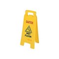 Rubbermaid FG611277YEL Caution Floor Sign, Yellow RU388181